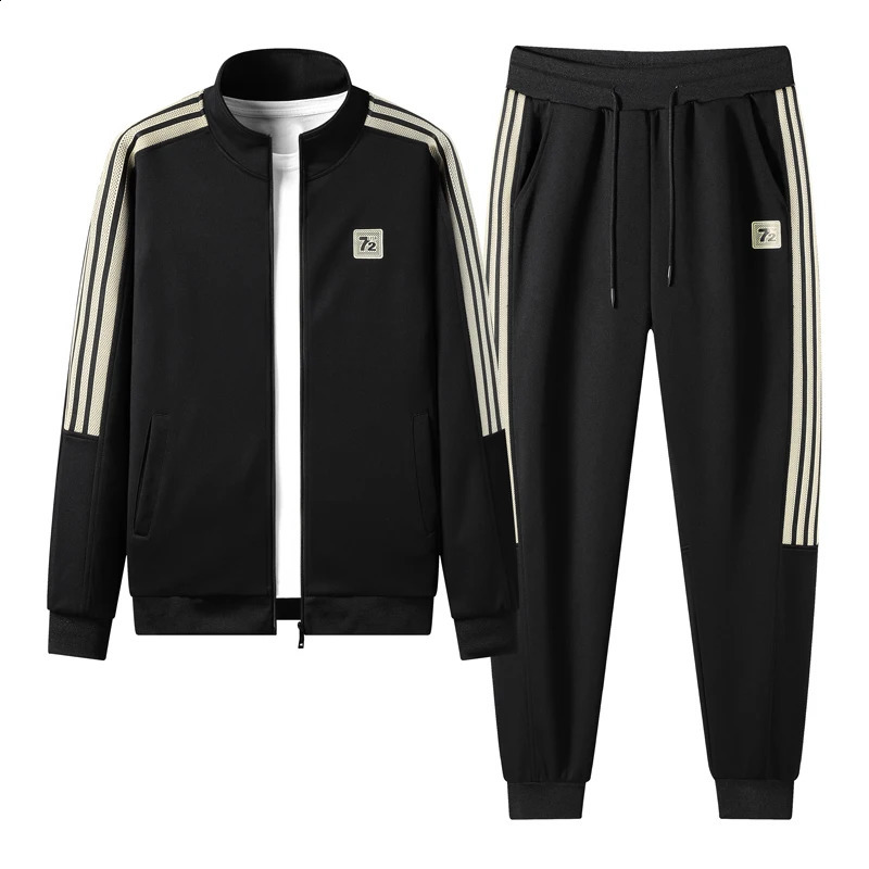 Sportswear hoodie and pants set cardigan zipper two-piece set student sportswear set 240827