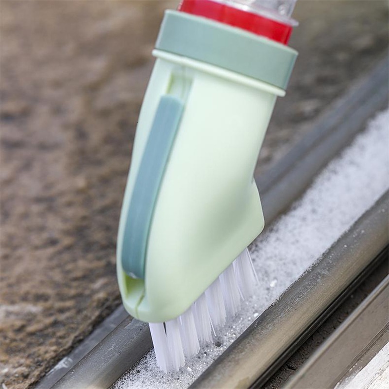 Creative Household Can Connect Mineral Water Bottle Wet And Dry Cleaning Multifunctional Dead Angle Brush