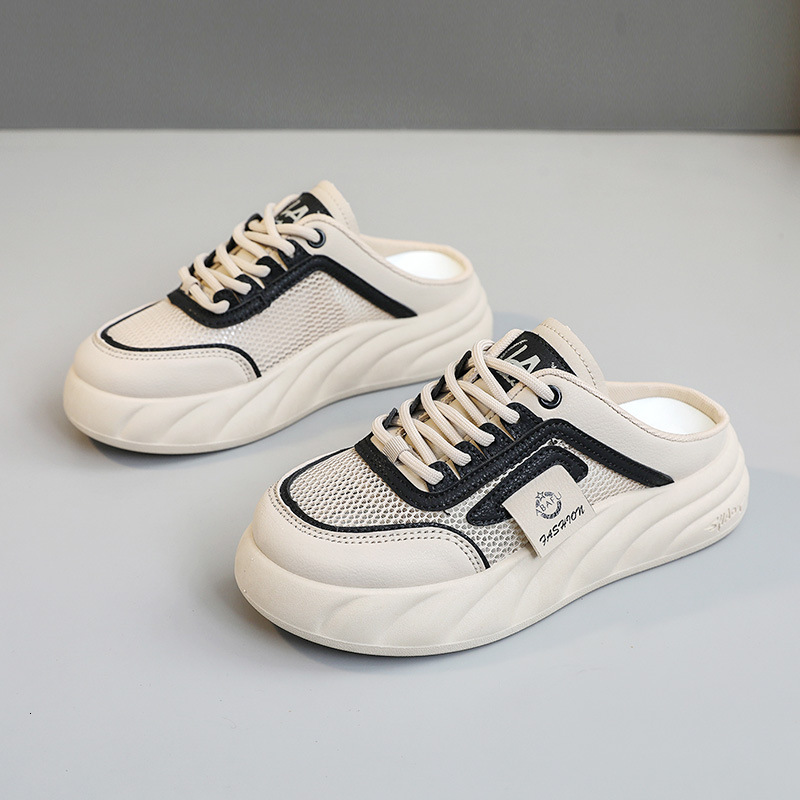Ddmysports RDC New Alf Trawl Surface Summer Trendy Ollow Mesh Breathable Thick Sole Elevated Casual Board Shoes Slippers OUTDOOR
