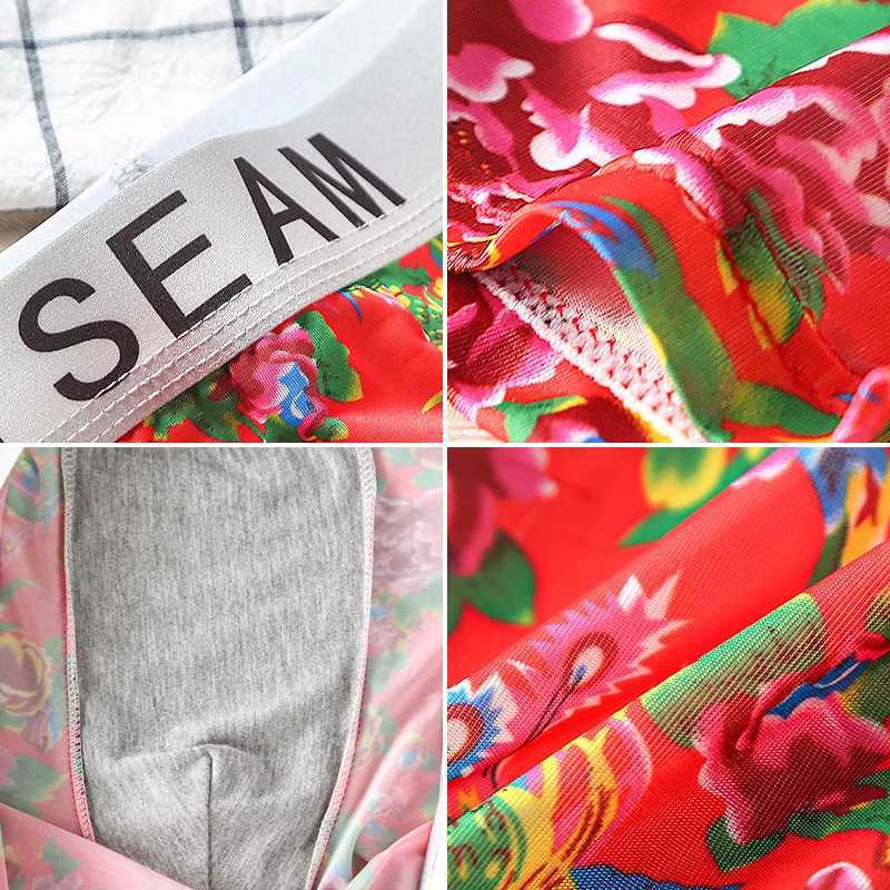 Underpants Brand Cool Peony Boxer Men Underwear Breathable Boxershort Mens Boxers Man Cuecas Masculina Size M-3XL XS6184 Y240828CZ6V