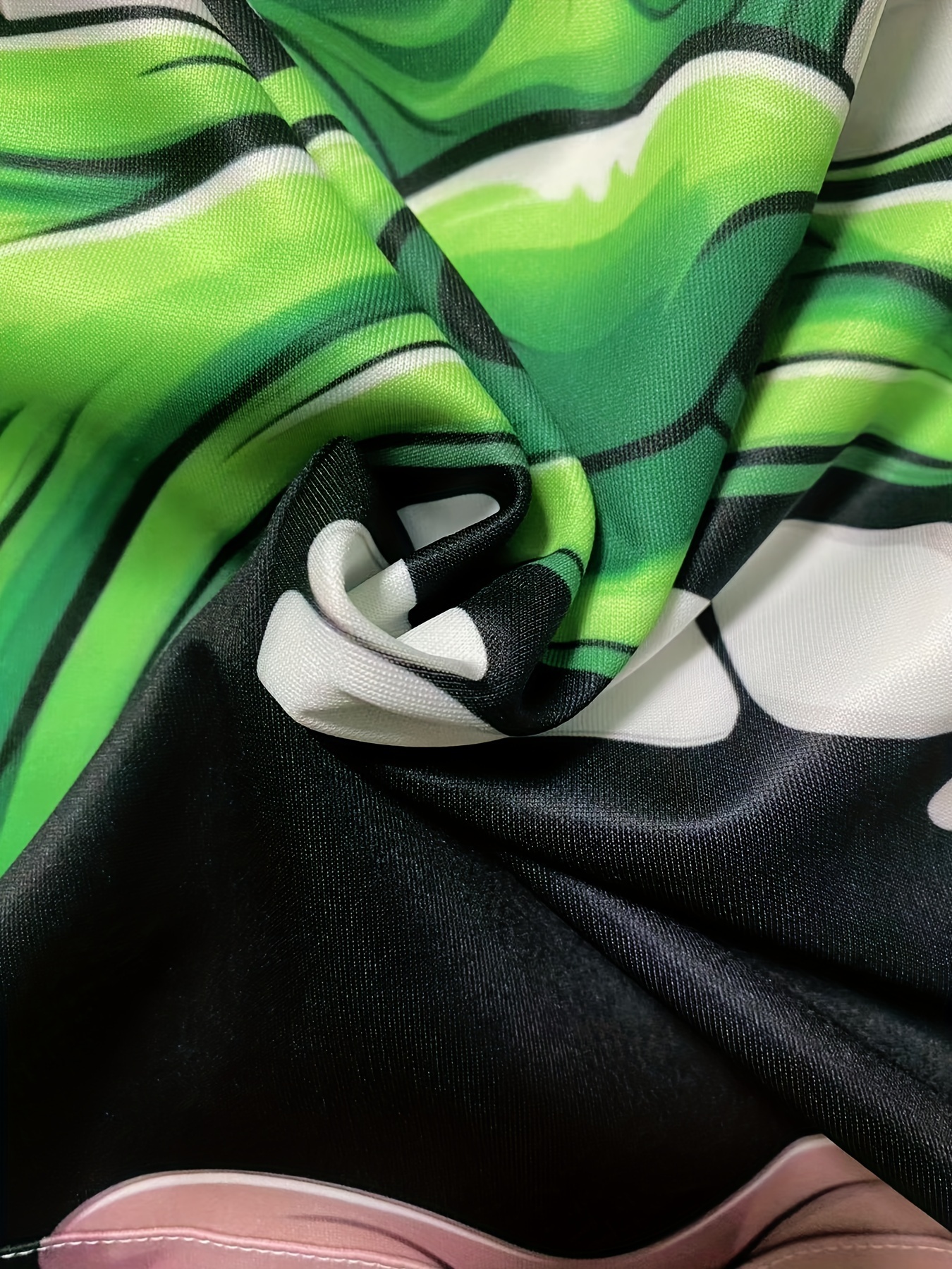 Men's Large Size Casual Hoodie With Cartoon Print, 3D Printing, Polyester Fiber, Spandex Blend, Machine Washable