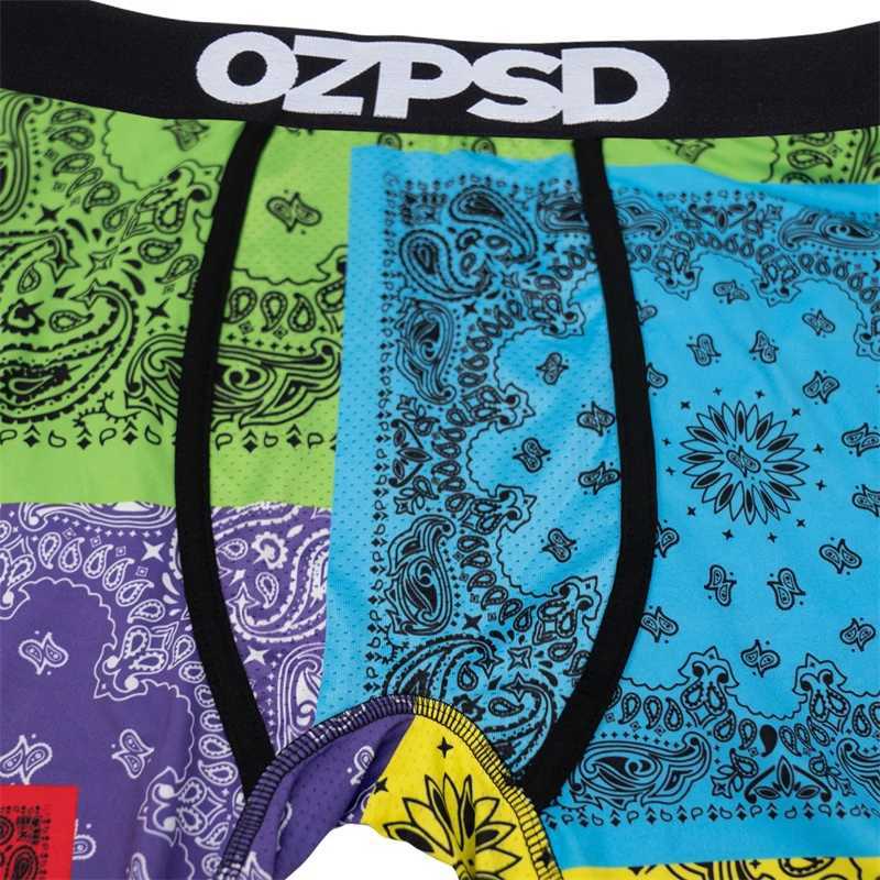 Underpants Soft Sexy Men Underwear Boxershorts Fashion Man Underpants Panties Print Men Innerwear cuecas Hombres ZS-O101-O108 Y240828Z0I3