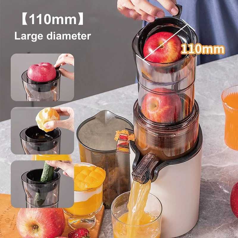 200W electric slow juicer automatic large-diameter orange juice machine orange juice machine remaining juice separation juice machine 2L Z250326