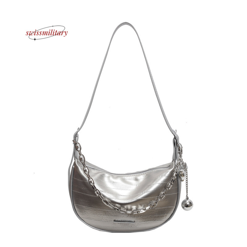 Swissmilitary Trendy and fashionable versatile 2024 summer new women's Korean version, personalized shoulder bag, high-end feeg, simple crossbody