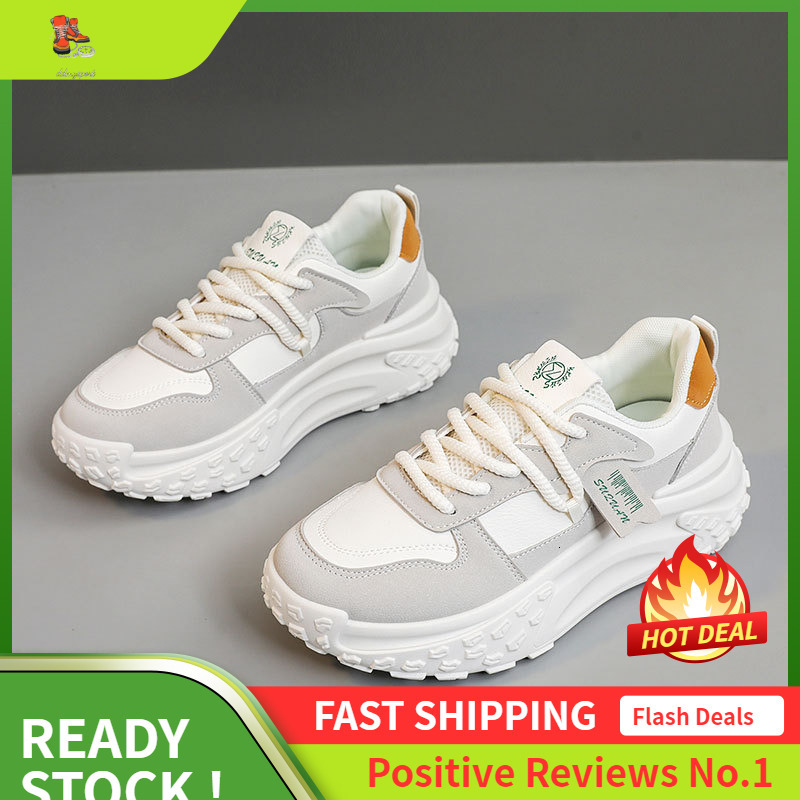 Ddmysports K New Minimalist Women S Summer Korean Version Breathable Thick Sole Height Increasing Sports And Leisure Board Shoes For Students OUTDOOR