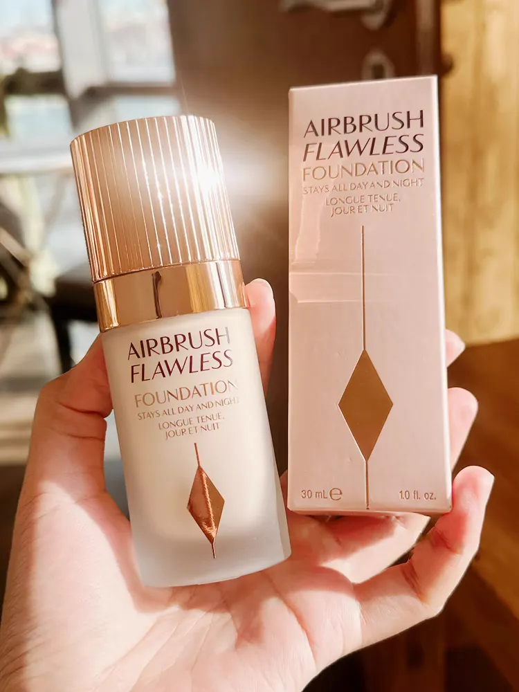 Designer Makeup 2Pcs Brand 30Ml Airbrush Flaw luxe Less Stays All Day And Night Makeup Foudantion 4 Colors 1N 2N 1C 2C Liquid Foundation Hydration Cosmetics 1