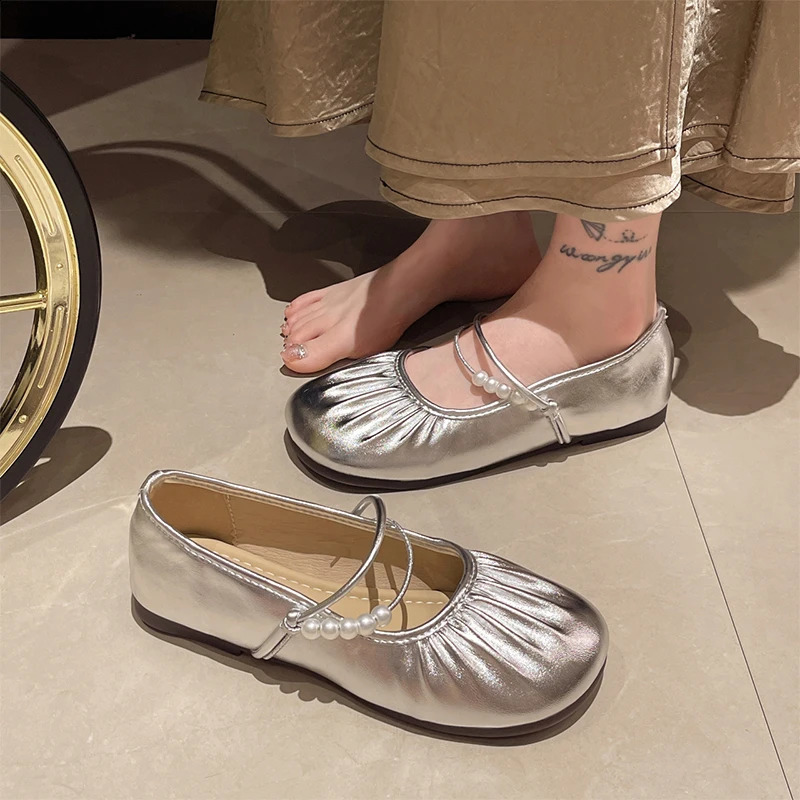 Soft Summer Ladies Ballerinas Footwear Ballet Dress Moccasin Mary Janes Flat Shoes Woman Female 240826
