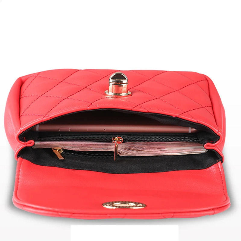 Mihaivina Fashion Leather Waist Fanny Chest Womens Plain Ribbon Bag 240828 ccac