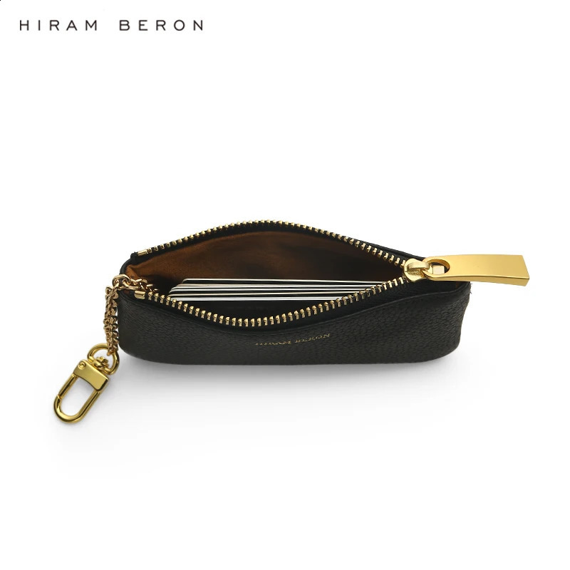 Personalized Custom Leather Key Case Keychain Women Wallet Credit Card Holder RFID with Chain Pouch Gift for Girlfriend Her 240828 7772 4