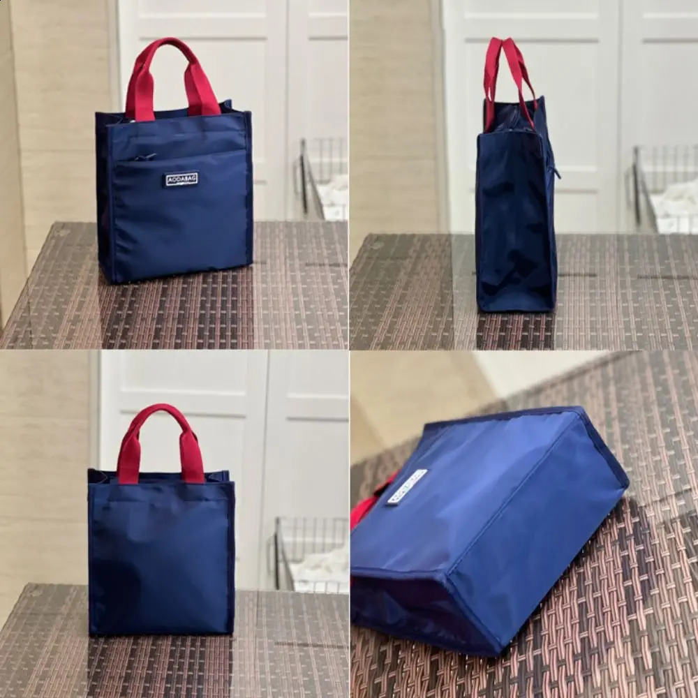 Fashion Cooler Lunch Box Portable Insulated Canvas Bag Thermal Food Picnic Tote Bags For Women kids y240903