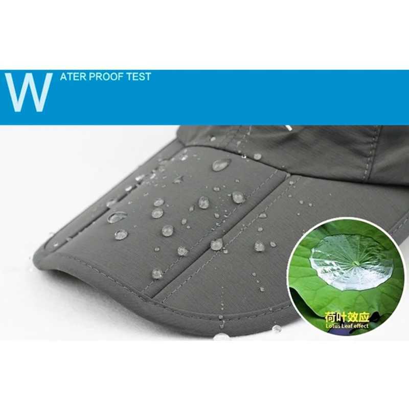 Spring Summer Outdoor Sport Baseball Cap Quick Drying Hat Unisex Waterproof Breathable Cap Foldable Cycling hat Sun Protection X250704