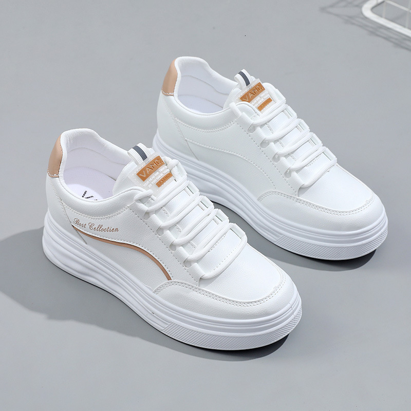 Ddmysports W Inner Raised Thick Soled Women S Small White Autumn Casual Shoes Versatile Korean Version Sports And Travel Shoe Trend OUTDOOR