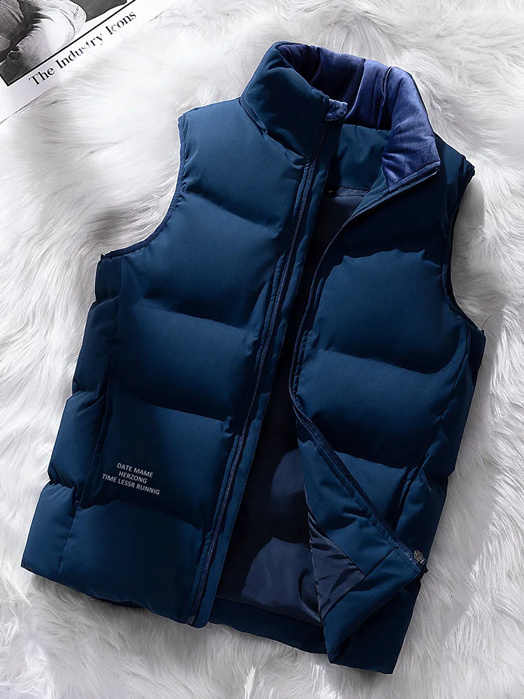 Winter 80% duck down pad warm vest mens waterproof sleeveless jacket ultrathin suitable for casual inflatable Gilet Plus size 8xl 7xl 240827