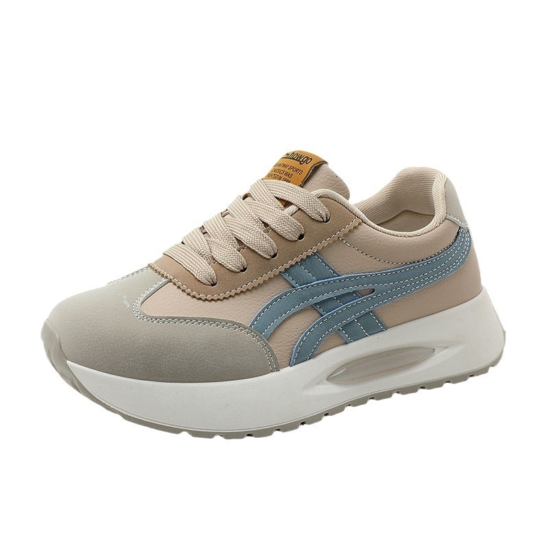 Ddmysports KT New Spring Summer Breathable Shoes Casual Height Increasing Thick Sole Splicing Trend Korean Version Sports Board OUTDOOR