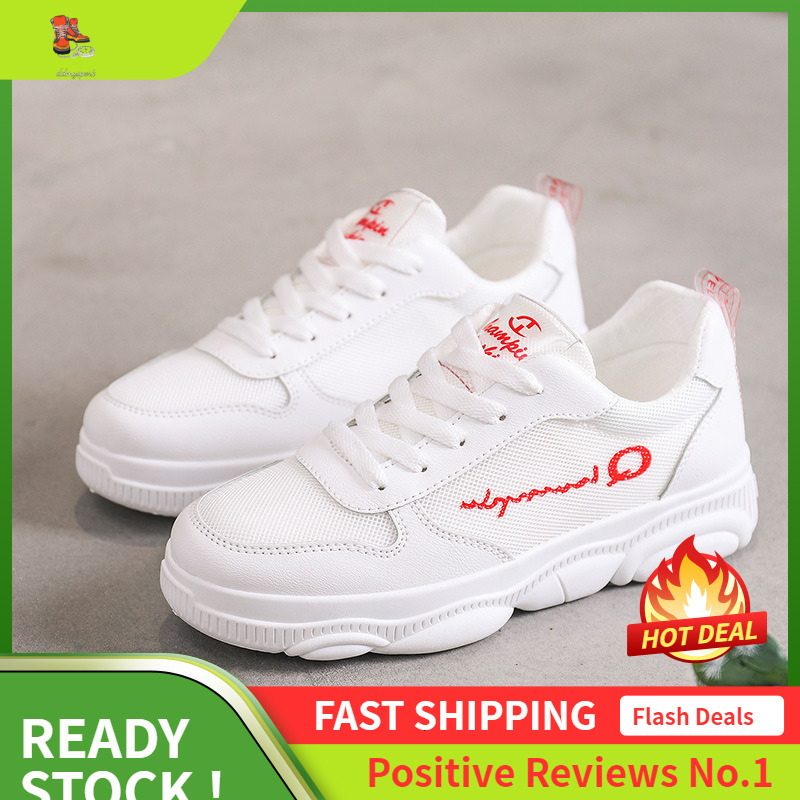 Ddmysports New Sports Teddy Bear Korean Version Versatile Board Breathable Mesh White Shoes Women S Thick Sole OUTDOOR
