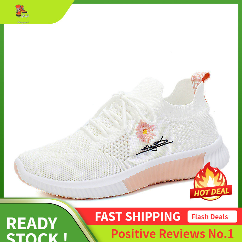 Ddmysports RF Little White Women S Summer New Versatile Korean Edition Ollow Pattern Sports Shoes Breathable Mesh OUTDOOR