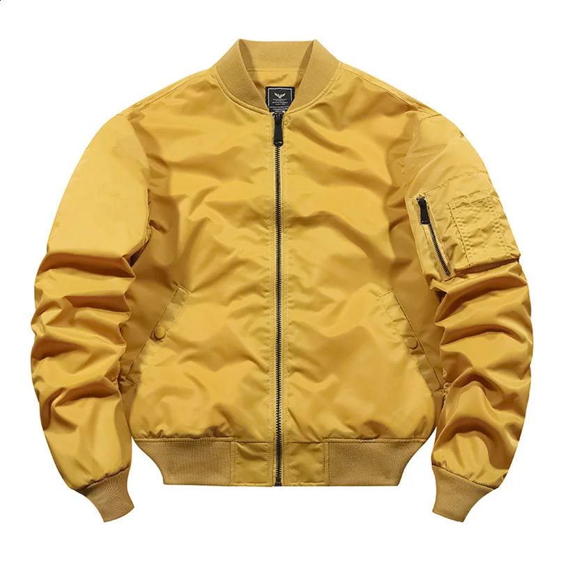 Spring bomber jacket mens and womens paddock military school team baseball windproof clothing MA1 winter 240827