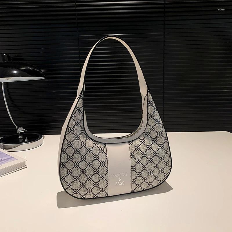 Totes Small Splicing PU Leather Vintage LettersWomen Sier Handbags And Purses 2024 Female Crossbody Bags Trend Shoulder