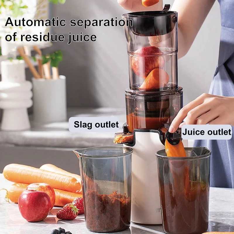 200W electric slow juicer automatic large-diameter orange juice machine orange juice machine remaining juice separation juice machine 2L Z250326