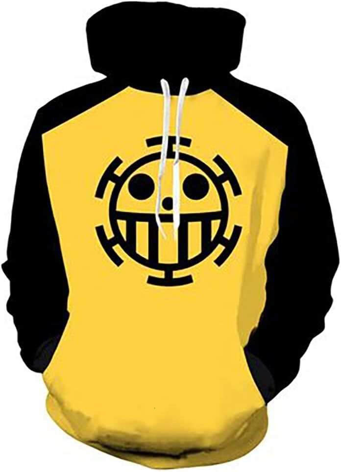 Hoodie For Mens Womens Anime Trafalgar Law Hoodies Luffy Hooded Sweatshirt Cosplay Costume Graphic Sweatshirt Pullover Long Sleeve Free shipping