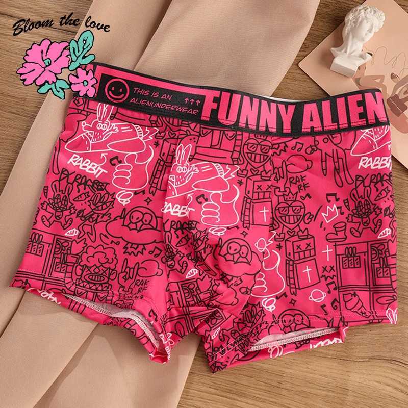 Underpants New Cool Thin ins Breathable Boxer Men Underwear Boxershort Mens Boxers Man Cuecas Masculina Size M-3XL D202-JH Y240828N23Y