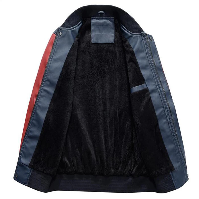 Embroidered Baseball Jacket Mens Bracket Motorcycle Leather Casual Wool Thick Artificial M4XL 240827