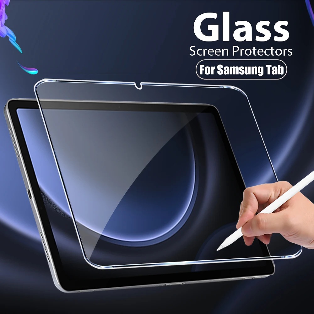 Tempered Glass Film For Samsung Galaxy Tab A9+ A9 Plus 11inch A8 10.5 A7 lite 8.7 S6 Lite 10.4 S8 S7 S8 S9 Plus FE 11 12.4 inch Clear Screen Protector