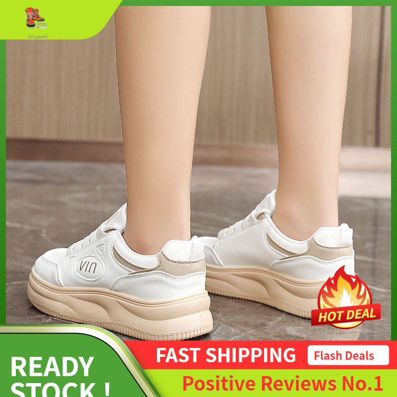 Ddmysports S New Breathable White Summer And Autumn Board Shoes Casual Height Increasing Thick Sole Grinding Trend Korean Version Wear Resistant OUTDO