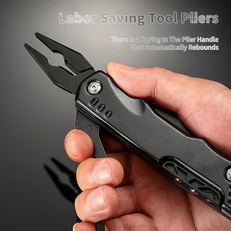 Multifunctional Wrench Hammer Knife Pliers Outdoor Camping Survival Tool Labor Saving Stainless Steel Multitool 240820
