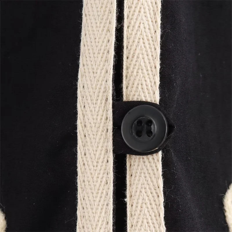 KEYANKETIAN womens decal embroidered decorative vest summer holiday style button sleeveless crop ultra-thin vest 240828