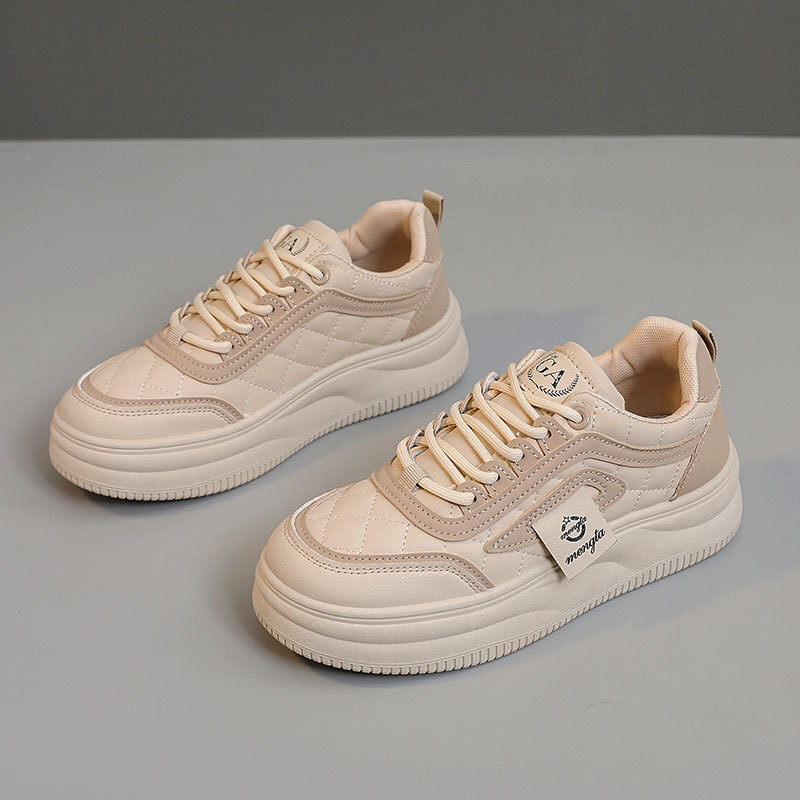 Ddmysports S New Color Blocked Spring And Summer Breathable Women S Board Shoes Thick Bottom Casual Eight Increasing Wear Resistant Sports OUTDOOR