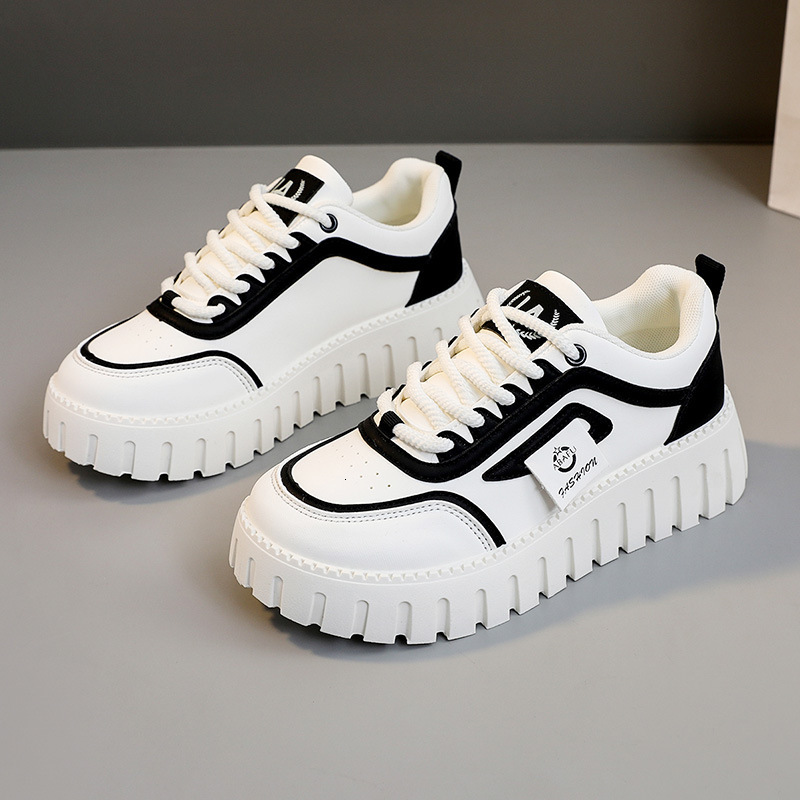 Ddmysports ZY New Spring Summer Sponge Cake Sole Height Increase Color Blocking Casual Women S Sports Shoes Round Toe Breathable And Trendy OUTDOOR