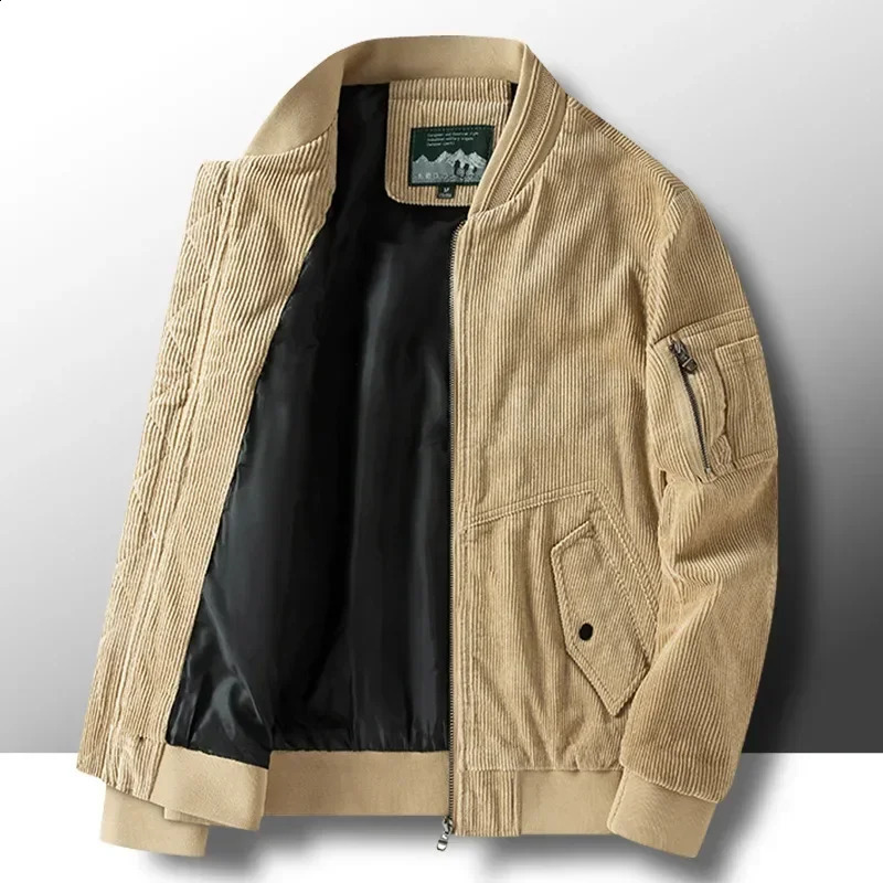 Autumn and Winter Mens Casual Solid Color Collar Student Cotton Jacket 240827