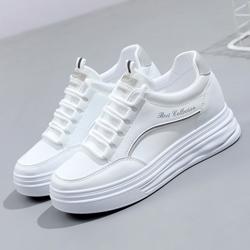 Ddmysports W Inner Raised Thick Soled Women S Small White Autumn Casual Shoes Versatile Korean Version Sports And Travel Shoe Trend OUTDOOR