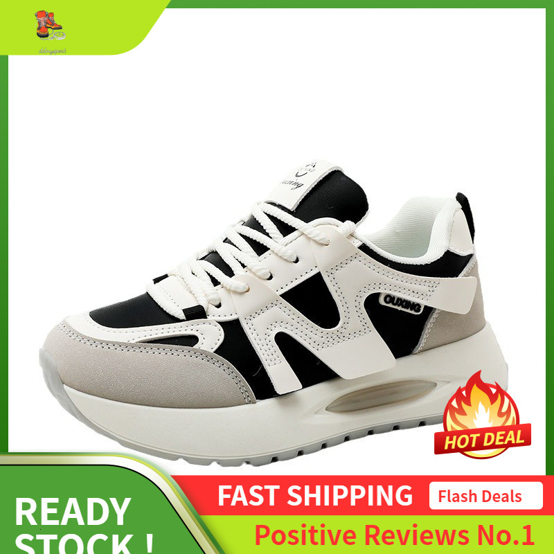 Ddmysports Q New Minimalist Women S Summer Thick Soled Korean Version Breathable And Height Increasing Casual Sports Board Shoes For Students OUTDOOR