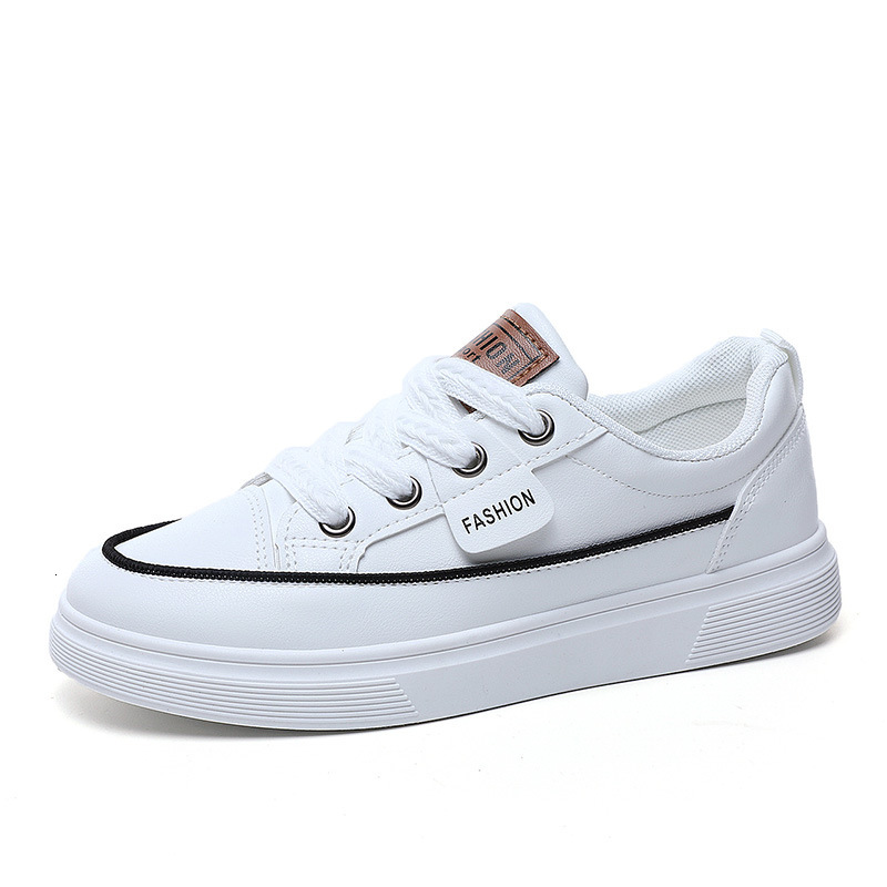 Ddmysports YQ New Casual Women S Small White Summer Solid Color Increase Thin Sole Board Shoes Leather Surface Wear Resistant Versatile OUTDOOR