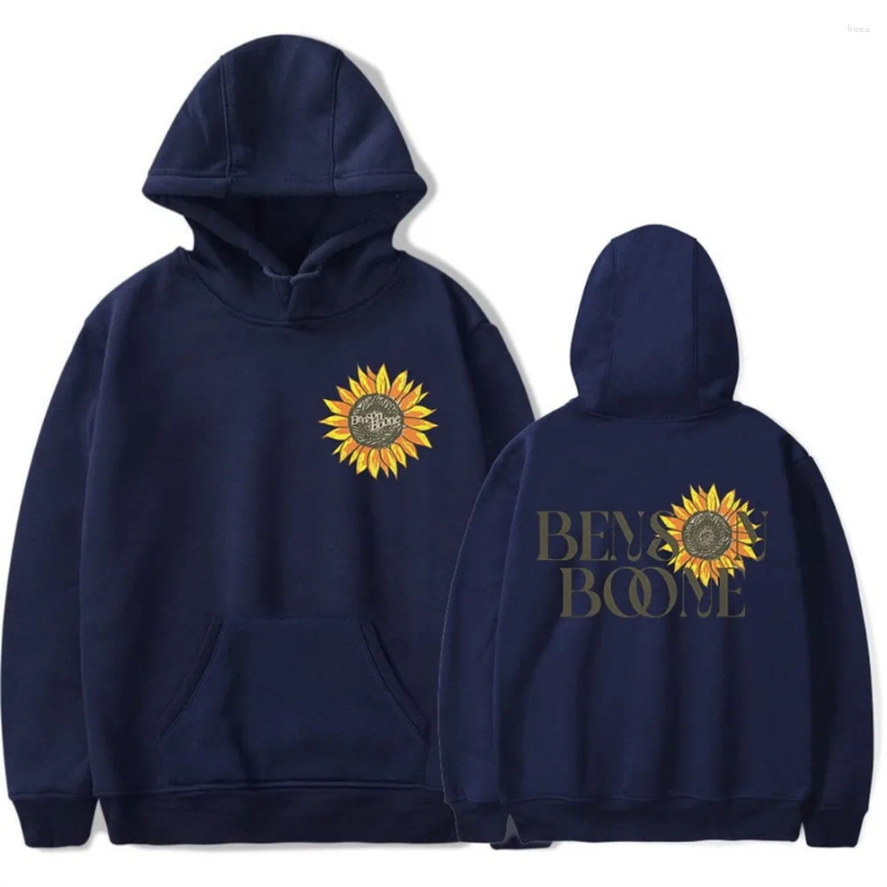 Men's Hoodies Benson Boone Sunflower Merch Unisex Hooded Sweatshirt Casual Clothing