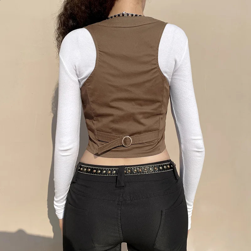 Womens dress waist jacket checkered vest tailcoat set waist jacket retro steampunk jacquard jacket punk style tight corset 240828