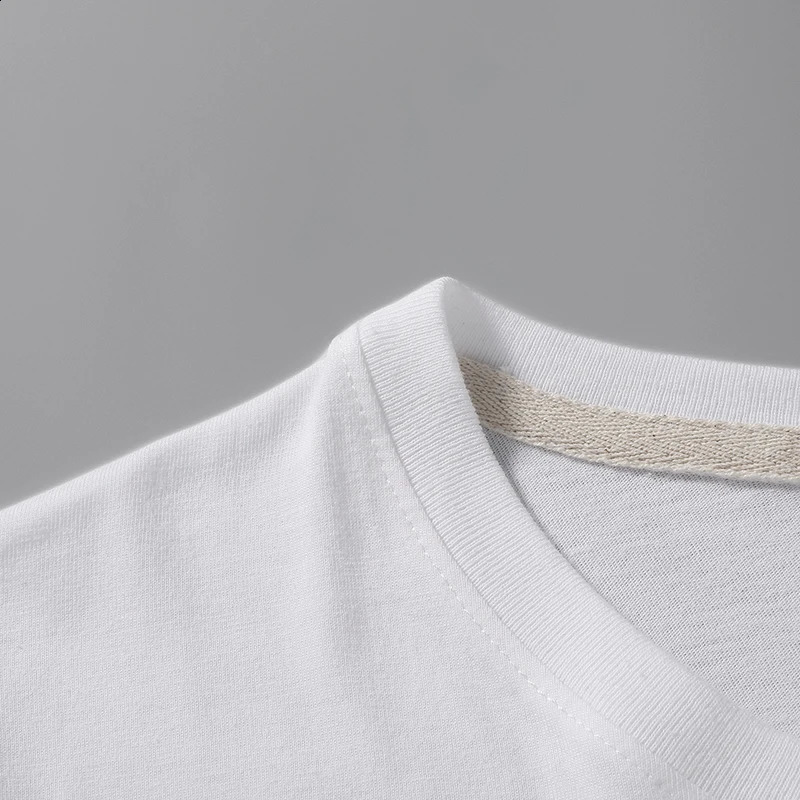 Free delivery mens Tshirt womens 100% pure cotton plain weave basic long sleeved ultrathin suitable for boys and girls 240828