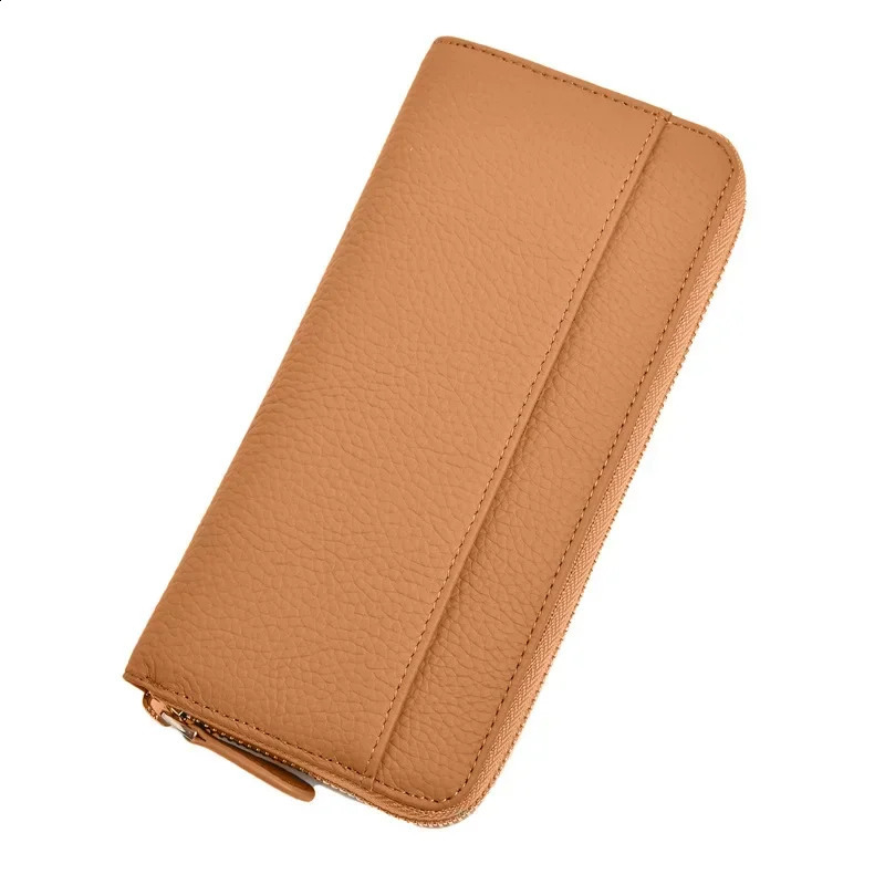 Large Capacity Women Long Wallets Coin Purse Versatile Genuine Leather Clutch Bag RFID Card Holder Wallet Carteras Para Mujer 240828