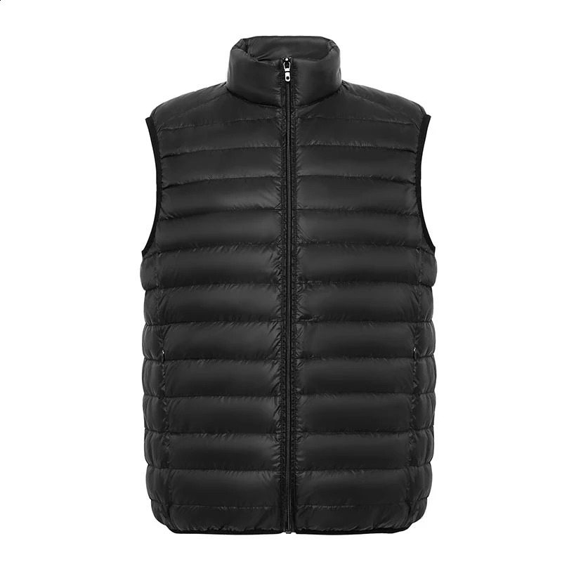 Mens 90% duck down vest ultra light Gielt casual waist jacket spring and autumn lightweight mens highquality 240827