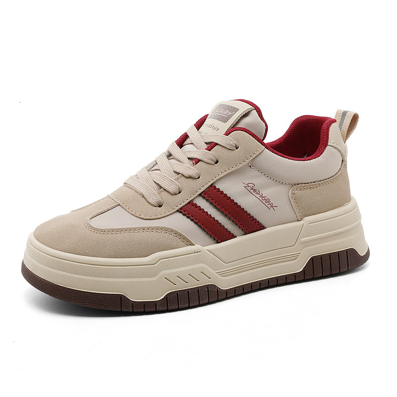 Ddmysports W New Little White Spring Summer Women S Thick Sole Eightened Board Shoes Casual Students Wear Resistant Street Shooting Trend OUTDOOR