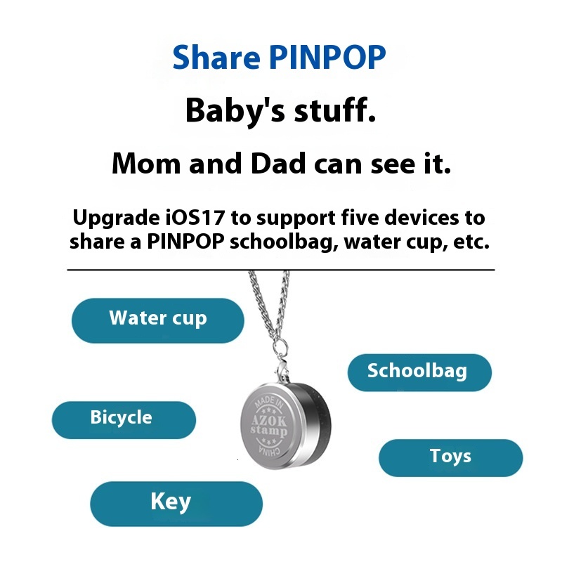 Findmy positioning airtag suitable for Apple anti loss device, elderly and children Bluetooth pet tracking device