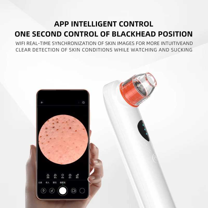 Nose blackhead remover facial hole cleaning vacuum pump blackhead remover with camera facial acne care cleaning tool machine M240828