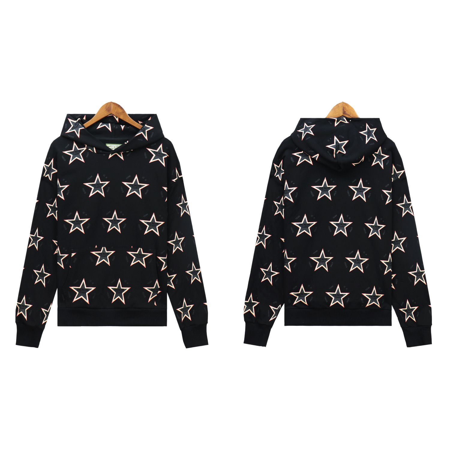 yeah Tears Style Kapok Washed Straight varsity Kapok Tidal Print Hoodie Sweater pants Size S-XL