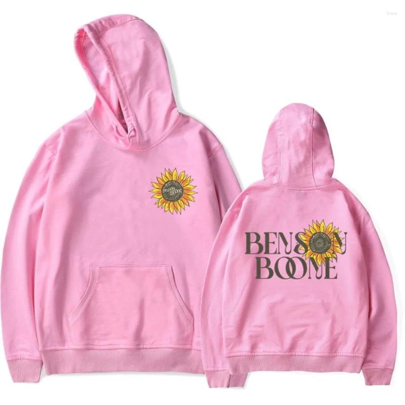 Men's Hoodies Benson Boone Sunflower Merch Unisex Hooded Sweatshirt Casual Clothing