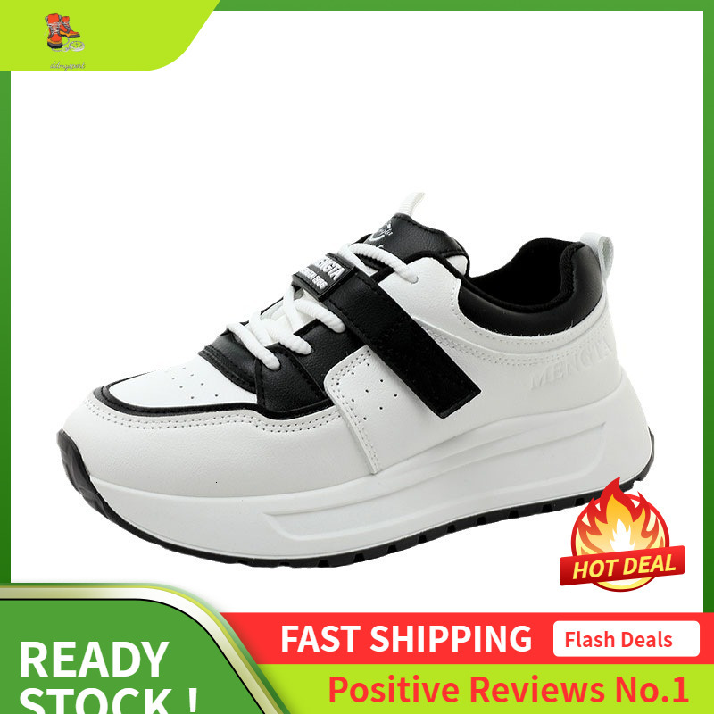 Ddmysports S New Breathable White Summer And Autumn Casual Thick Soled Board Shoes College Height Increasing Korean Fashion Version Wear Resistant OUT