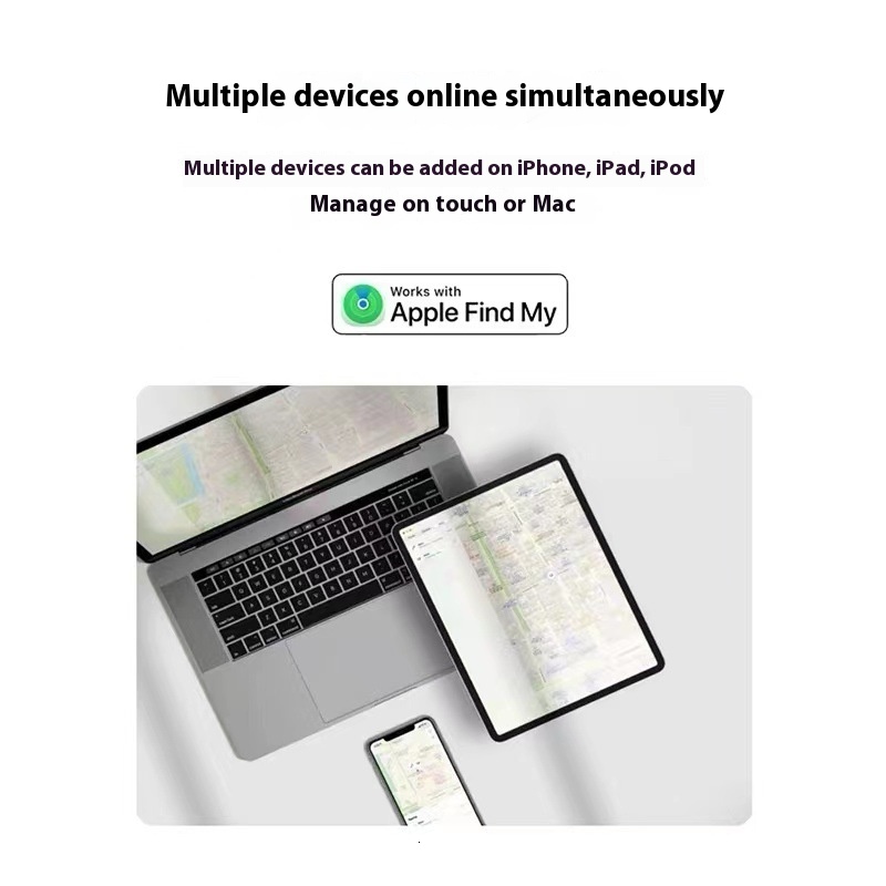 Anti loss device locator tracker for AirTag FindMy authentication Apple exclusive global search