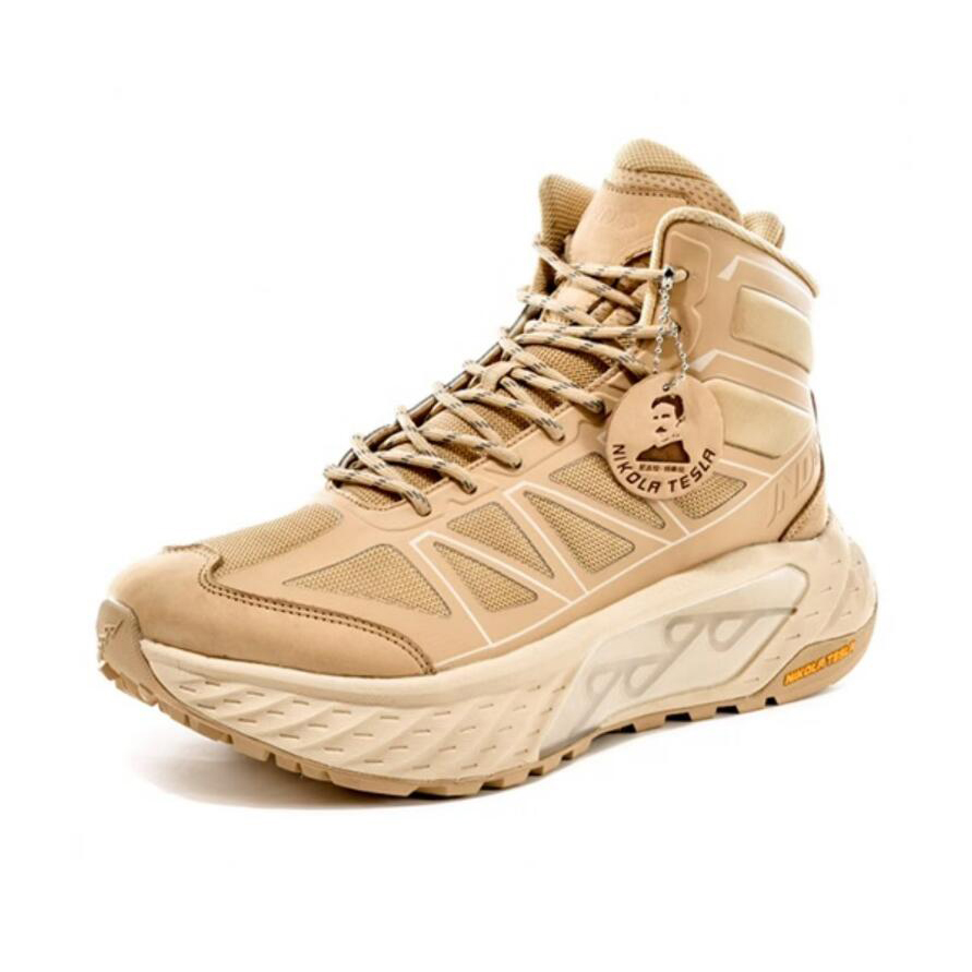Designer Running Shoes For Men Women JNDO High Top Nikola Tesla Valve Waterproof Hiking Sneakers Mesh Desert Olive Triple Black Outdoor Sport Mens Tra