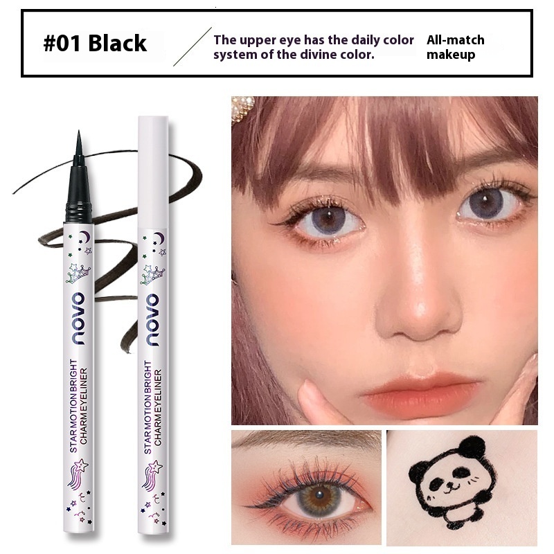 Soft Hair NOVO Color Eyeliner Pencil - Long-Lasting, Smooth Application for Perfect Eye Lines